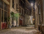 Bergstraat  (c) Henk Melenhorst : Deventer, avondfotografie, Bergstraat