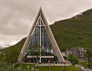 Ishavskatedralen, Tromsø (N)  (c) Henk Melenhorst : Noorwegen, Tromsø, Ishavskatedralen