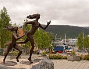 Tromsø  (c) Henk Melenhorst : Ishavskatedralen, Midzomernachtmarathon, Noorwegen, Tromsø, Midnight Sun Marathon
